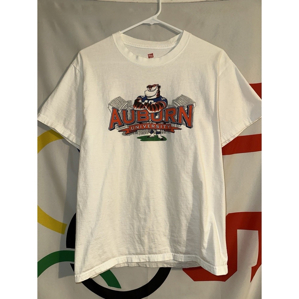 Tiger Rags Auburn Tigers Football T Shirt Medium 2010 Schedule